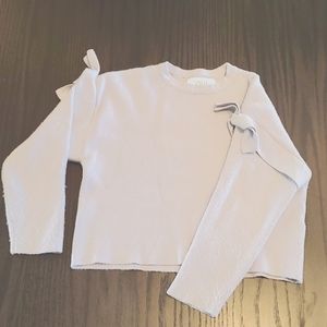 Zara Girls sweater With Tie Bow Detail size 6-7 yrs